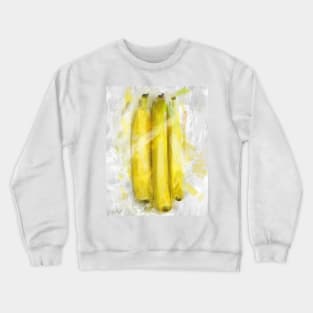 Rectangle Bananas Painted in a Contemporary Style Crewneck Sweatshirt